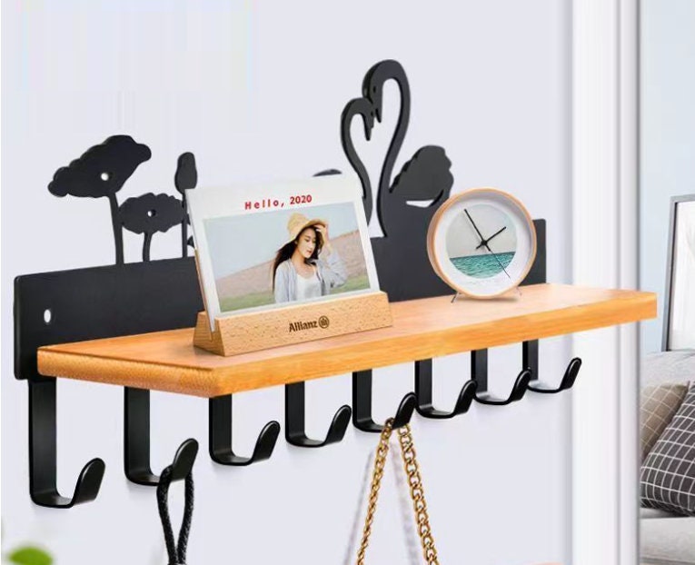 Kitty Cat Wallhook,black Kawaii Living Room Clothes Hanging,creative ...