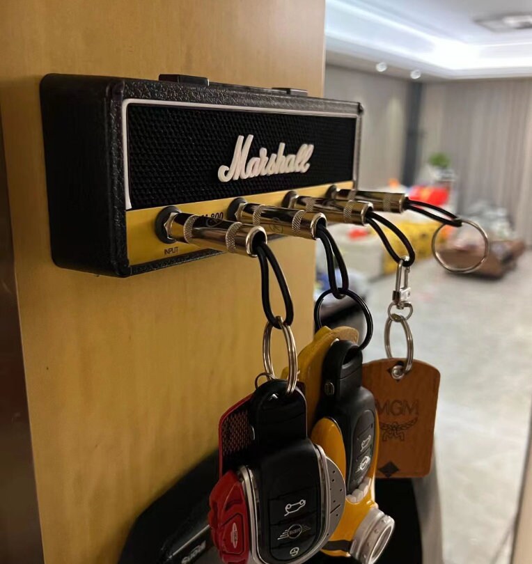 Marshall Jack Rack Guitar Amplifier Wall Key Holder,living Room Wall ...